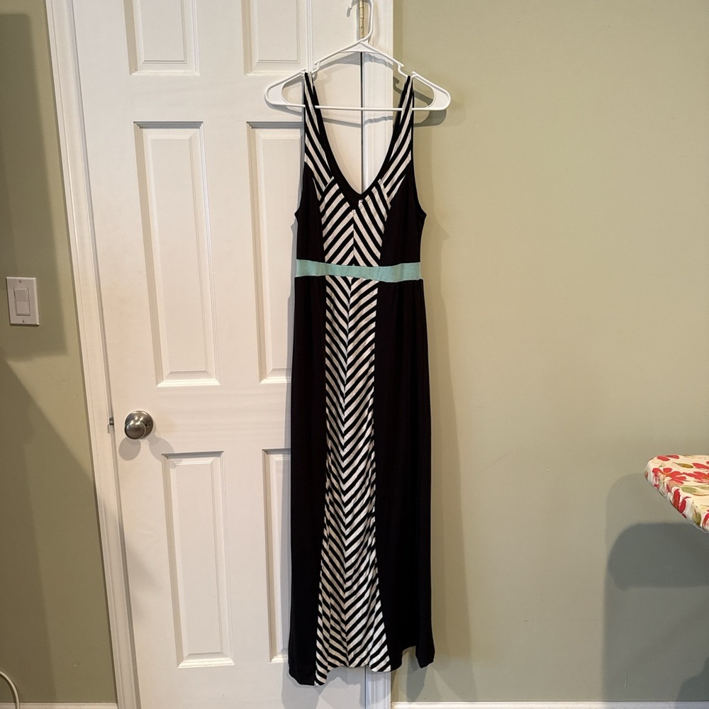 Black and White Maxi Dress